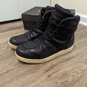 Harley Davidson Men's Motorcycle Riding Boots Waterproof Black Size 9.5